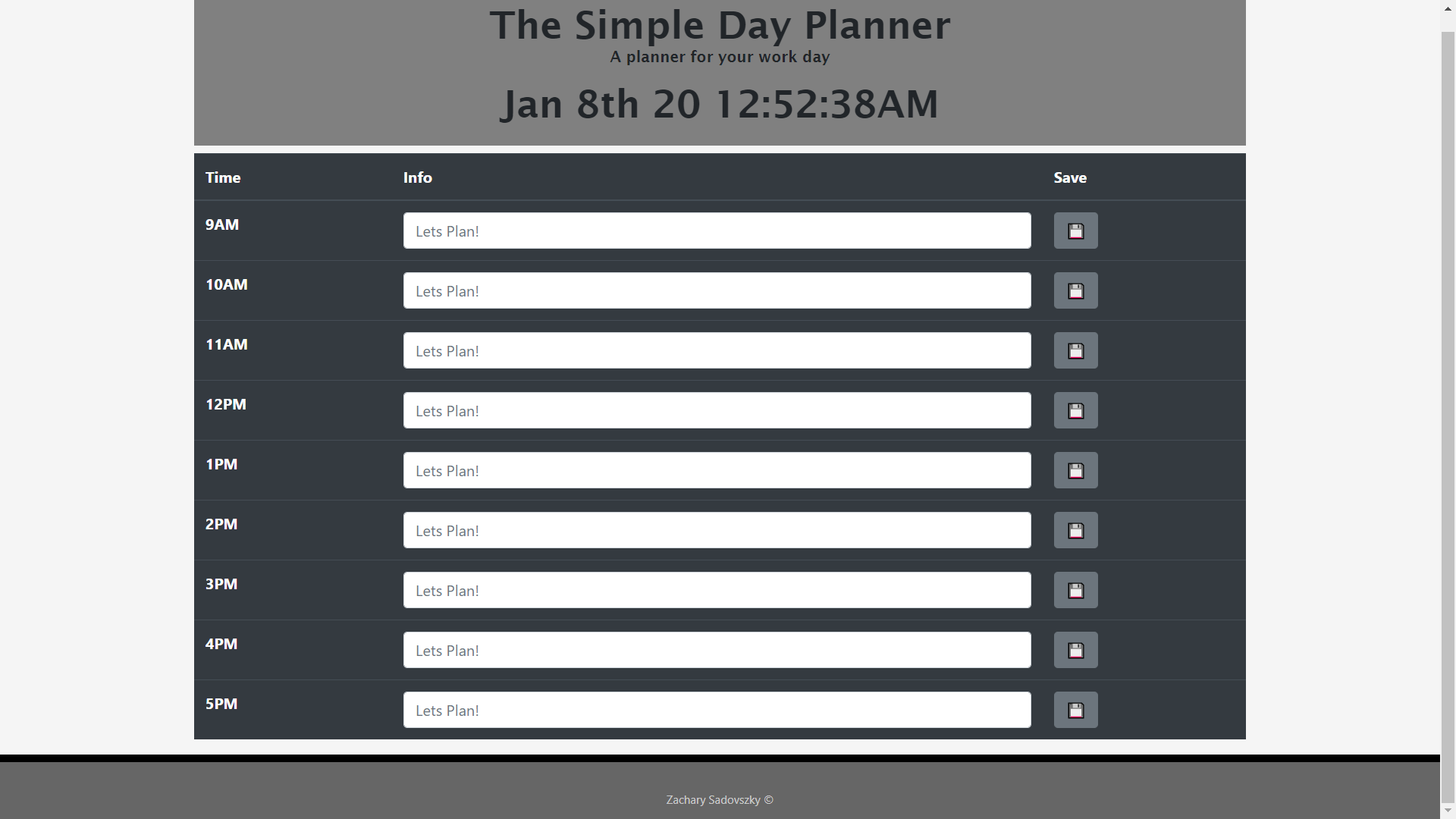 Day Planner